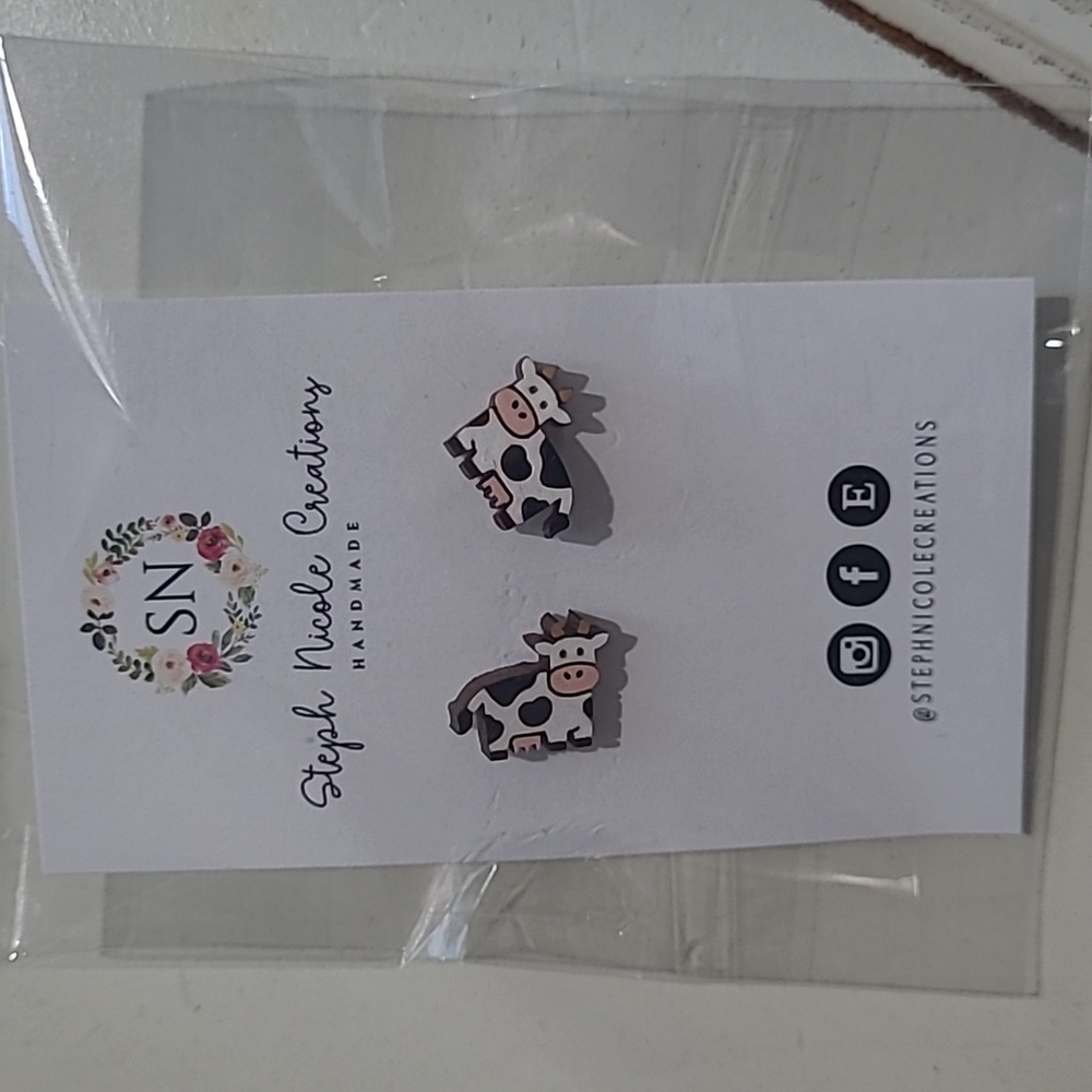 🐄 Cow Earrings